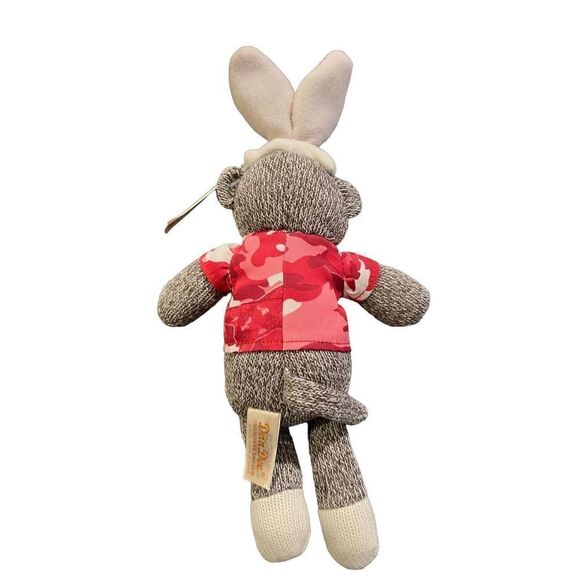 Sock monkey camo Easter Bunny 7” - Picture 2 of 6